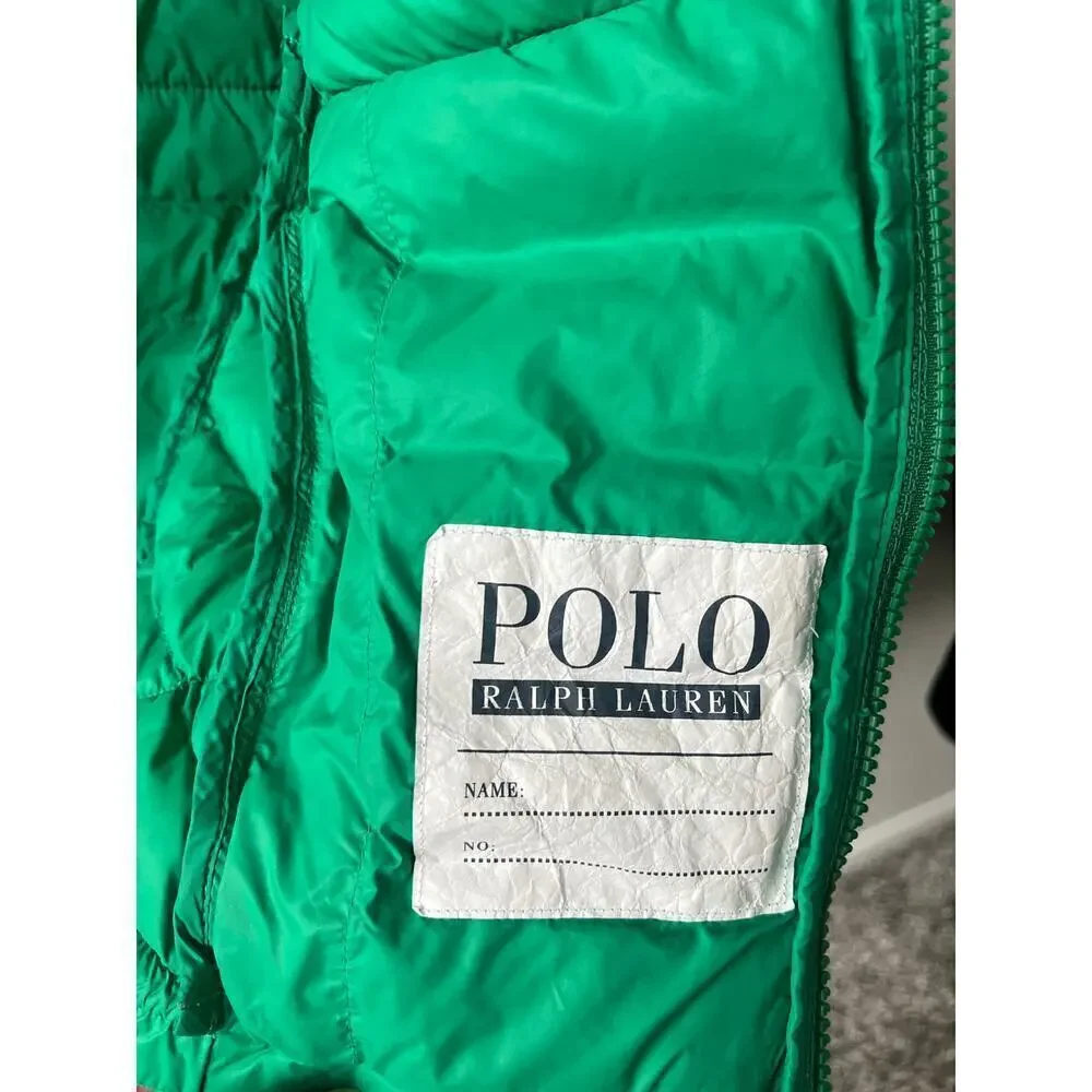 POLO Ralph Lauren kids green vest size S (8)